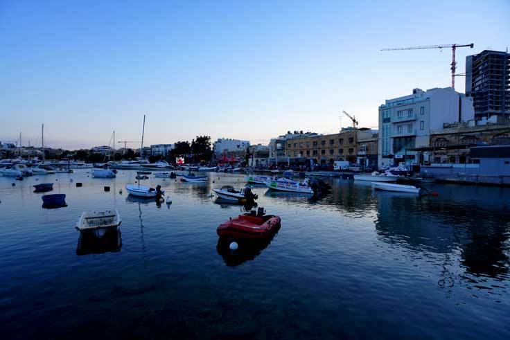 Sliemaa fishing village turned tourist town - where to stay in Malta